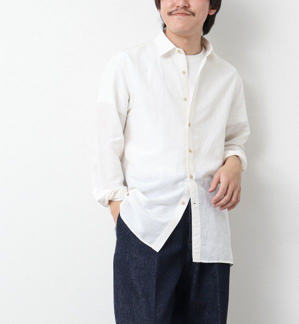 NOLLEY'S goodman「キュプラリネン レギュラーカラーシャツ 25SS」|シャツ・ブラウス|