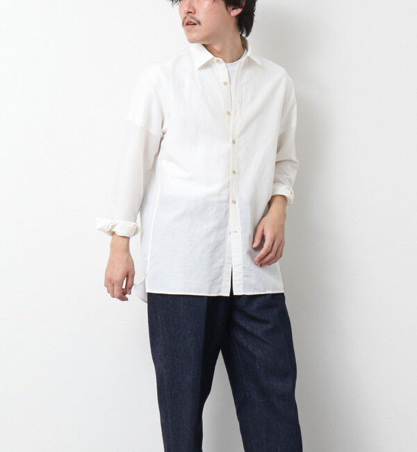 NOLLEY'S goodman「キュプラリネン レギュラーカラーシャツ 25SS」|シャツ・ブラウス|