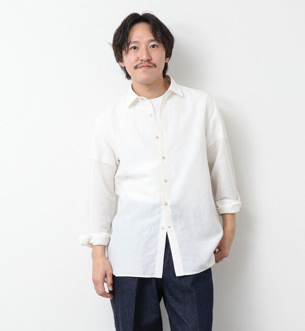 NOLLEY'S goodman「キュプラリネン レギュラーカラーシャツ 25SS」|シャツ・ブラウス|