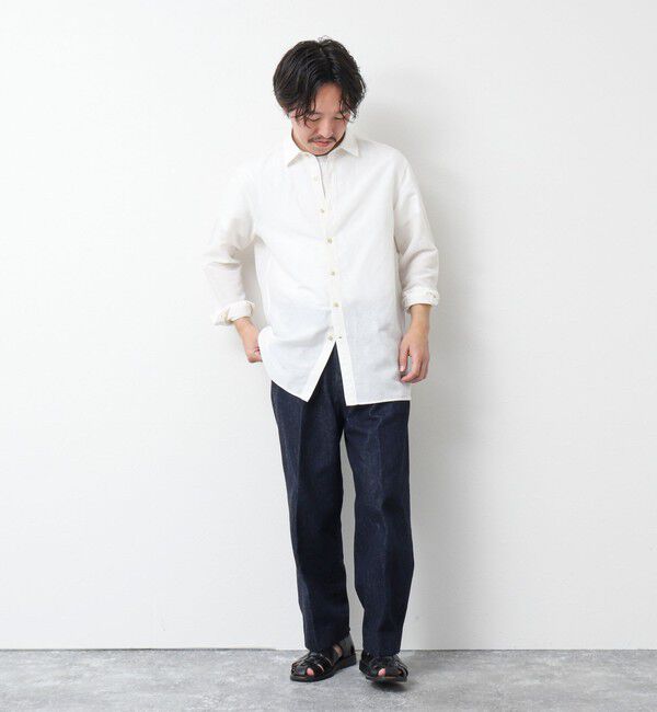 NOLLEY'S goodman「キュプラリネン レギュラーカラーシャツ 25SS」|シャツ・ブラウス|