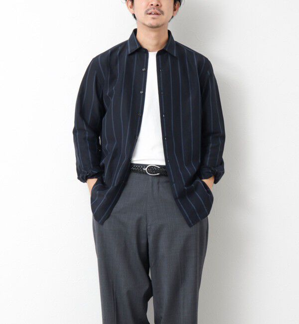 NOLLEY'S goodman「キュプラリネン レギュラーカラーシャツ 25SS」|シャツ・ブラウス|