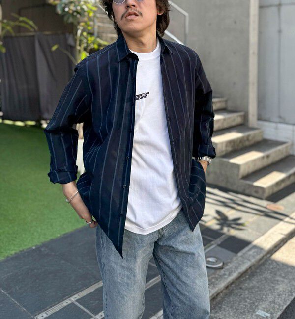 NOLLEY'S goodman「キュプラリネン レギュラーカラーシャツ 25SS」|シャツ・ブラウス|