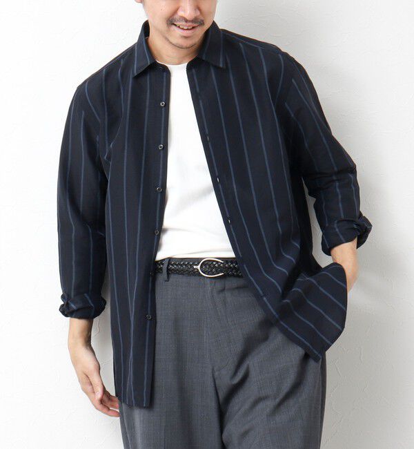 NOLLEY'S goodman「キュプラリネン レギュラーカラーシャツ 25SS」|シャツ・ブラウス|