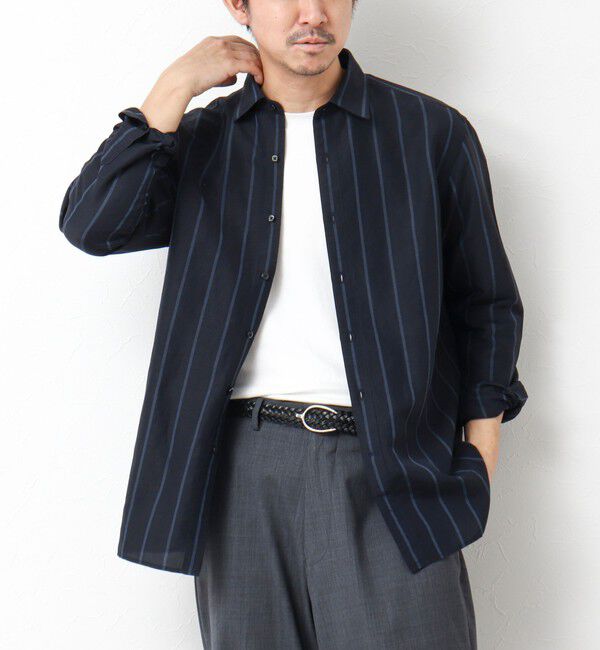 NOLLEY'S goodman「キュプラリネン レギュラーカラーシャツ 25SS」|シャツ・ブラウス|