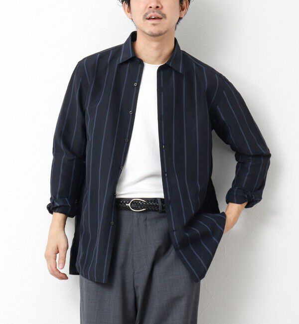 NOLLEY'S goodman「キュプラリネン レギュラーカラーシャツ 25SS」|シャツ・ブラウス|