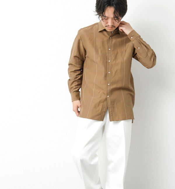 NOLLEY'S goodman「キュプラリネン レギュラーカラーシャツ 25SS」|シャツ・ブラウス|