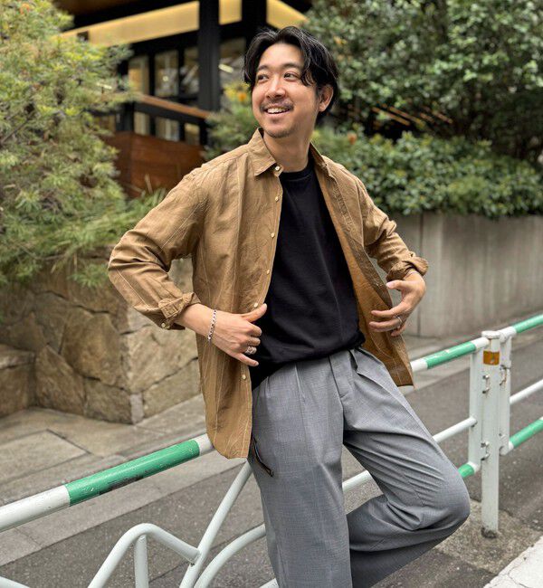 NOLLEY'S goodman「キュプラリネン レギュラーカラーシャツ 25SS」|シャツ・ブラウス|