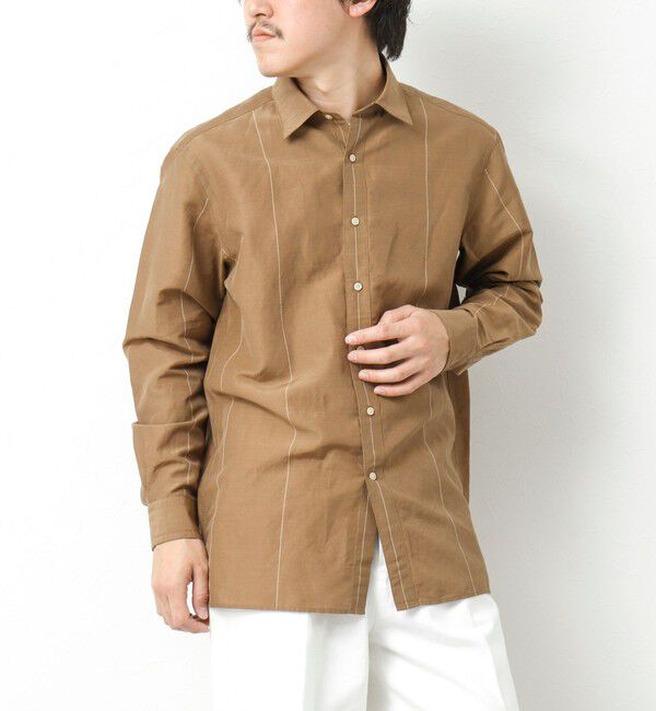 NOLLEY'S goodman「キュプラリネン レギュラーカラーシャツ 25SS」|シャツ・ブラウス|