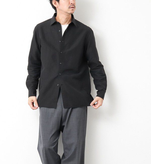 NOLLEY'S goodman「キュプラリネン レギュラーカラーシャツ 25SS」|シャツ・ブラウス|