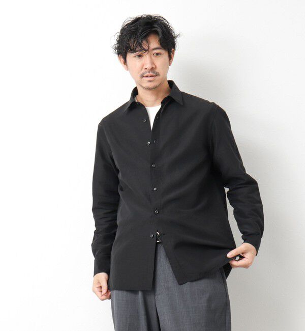 NOLLEY'S goodman「キュプラリネン レギュラーカラーシャツ 25SS」|シャツ・ブラウス|