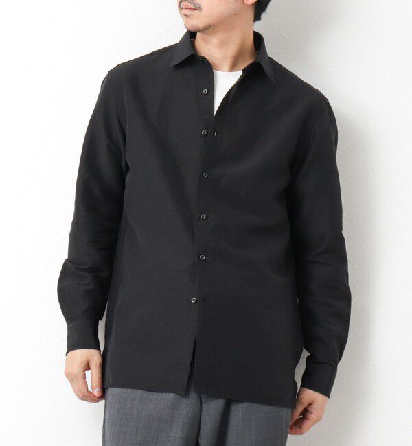 NOLLEY'S goodman「キュプラリネン レギュラーカラーシャツ 25SS」|シャツ・ブラウス|