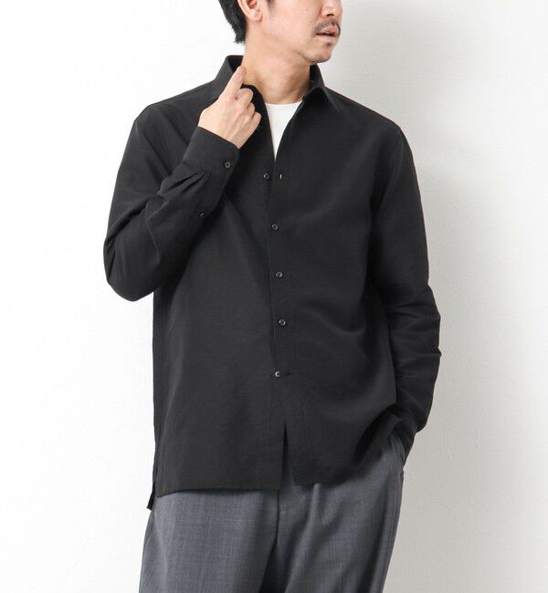 NOLLEY'S goodman「キュプラリネン レギュラーカラーシャツ 25SS」|シャツ・ブラウス|