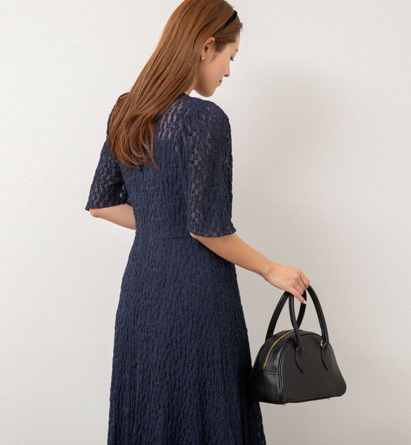 NOLLEY'S「【yosoyuki series】 ニットレースワンピース」|ワンピース|