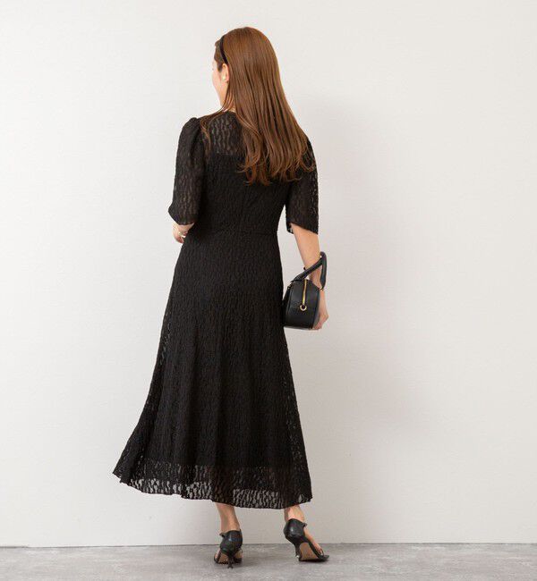 NOLLEY'S「【yosoyuki series】 ニットレースワンピース」|ワンピース|