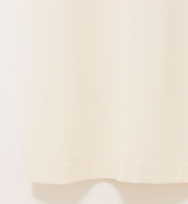 Rie Miller「《セットアップ対応》《手洗い可能》ダンボールジョーゼット袖リブマキシ丈ワンピース」|ワンピース|