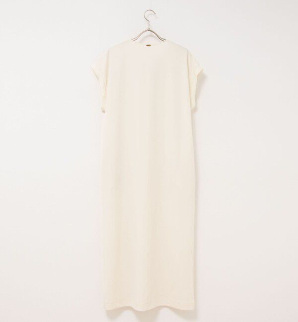 Rie Miller「《セットアップ対応》《手洗い可能》ダンボールジョーゼット袖リブマキシ丈ワンピース」|ワンピース|