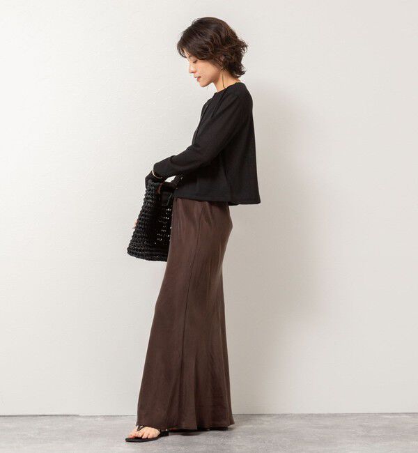 NOLLEY'S「《アンサンブル対応》シアーワッフル2WAYカーディガン」|カーディガン|