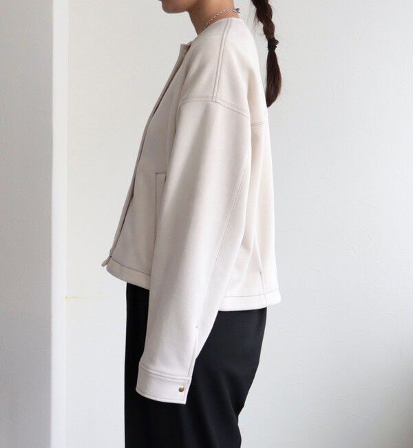 fredy emue「ダンボールスウェードライダースブルゾン」|ブルゾン・スタジャン|