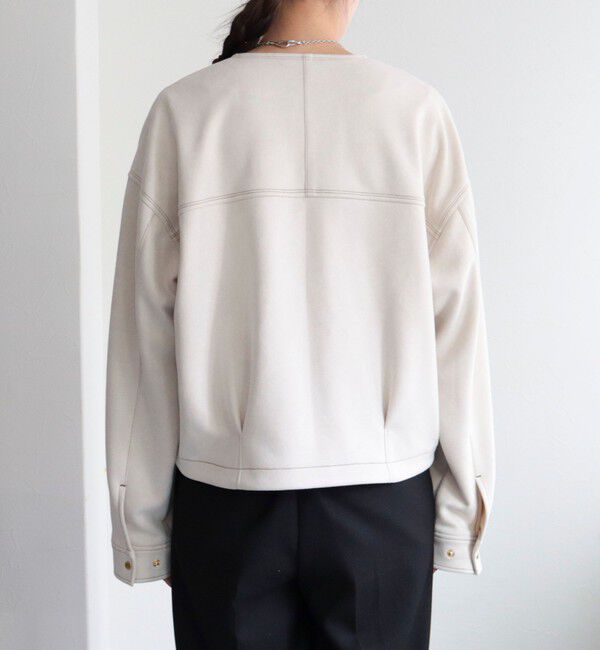 fredy emue「ダンボールスウェードライダースブルゾン」|ブルゾン・スタジャン|