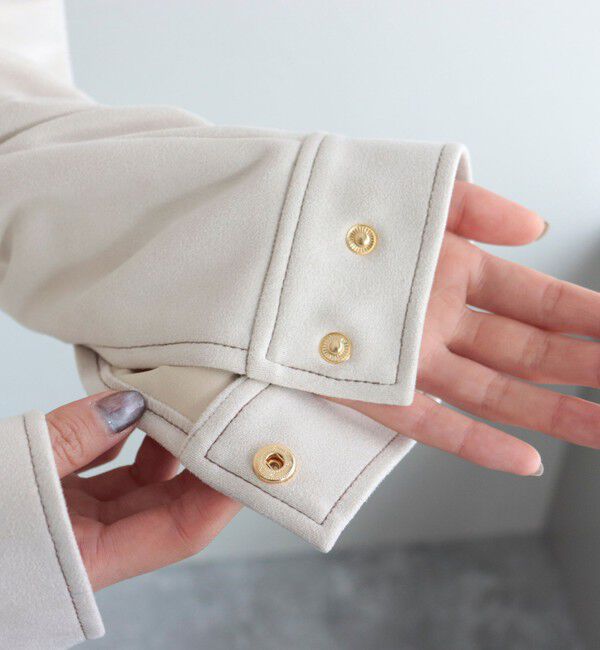 fredy emue「ダンボールスウェードライダースブルゾン」|ブルゾン・スタジャン|