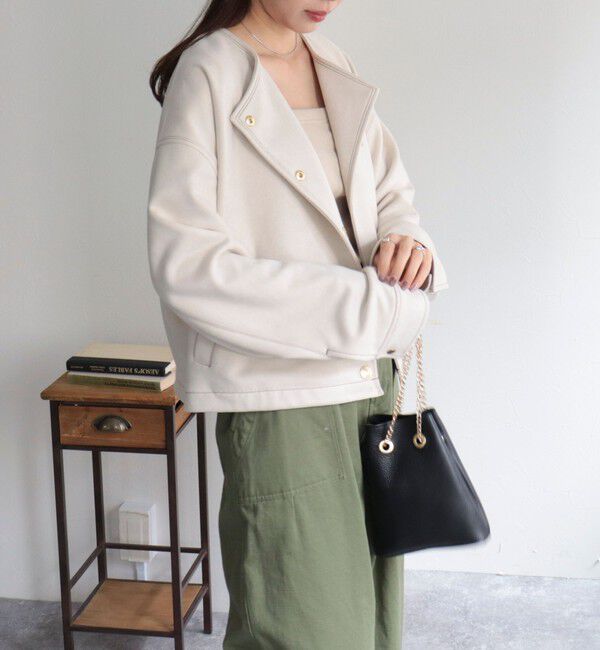 fredy emue「ダンボールスウェードライダースブルゾン」|ブルゾン・スタジャン|