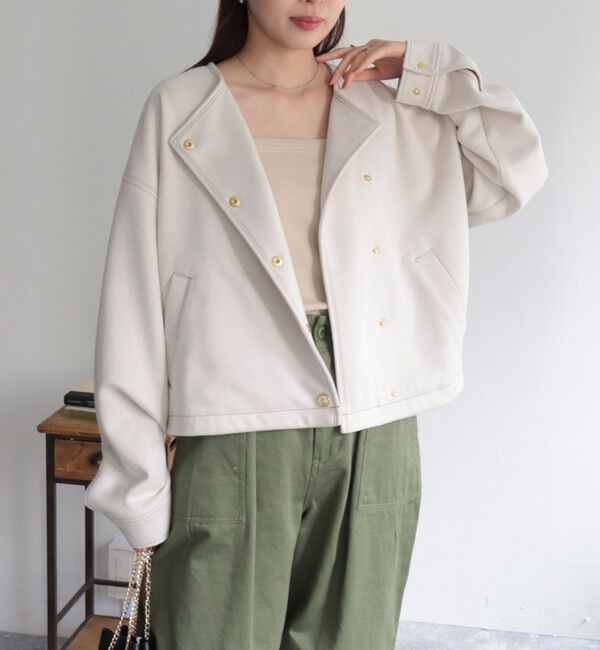 fredy emue「ダンボールスウェードライダースブルゾン」|ブルゾン・スタジャン|