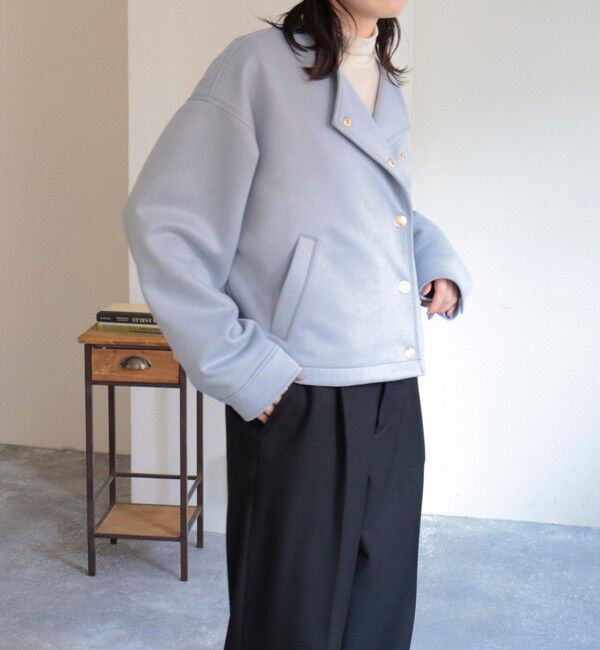 fredy emue「ダンボールスウェードライダースブルゾン」|ブルゾン・スタジャン|