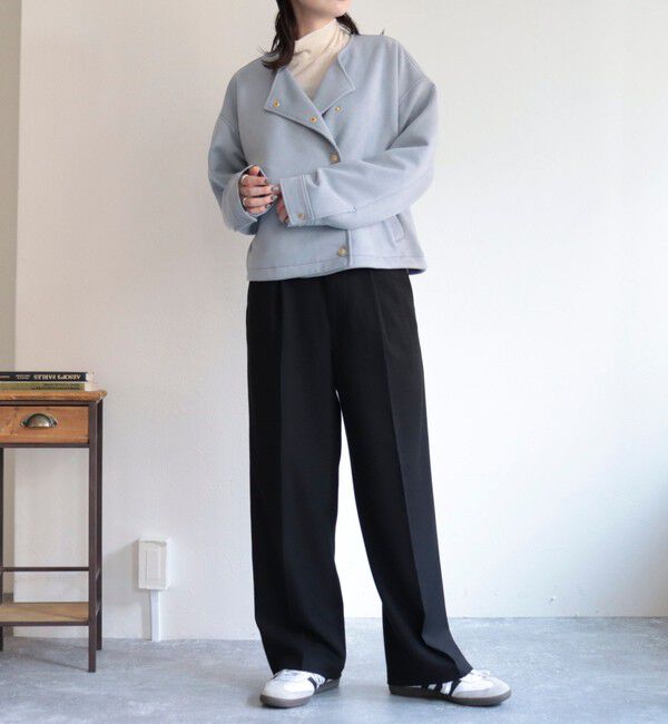 fredy emue「ダンボールスウェードライダースブルゾン」|ブルゾン・スタジャン|