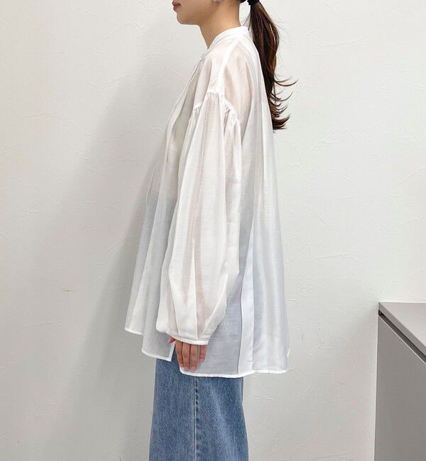 fredy emue「シアーデザインタックシャツ」|シャツ・ブラウス|