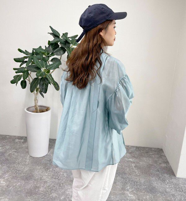 fredy emue「シアーデザインタックシャツ」|シャツ・ブラウス|