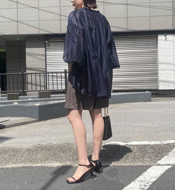 fredy emue「シアーデザインタックシャツ」|シャツ・ブラウス|