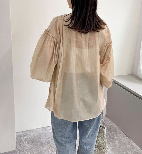 fredy emue「シアーデザインタックシャツ」|シャツ・ブラウス|