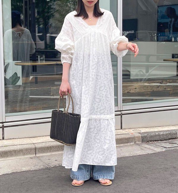 fredy emue「コットンジャガードワンピース」|ワンピース|