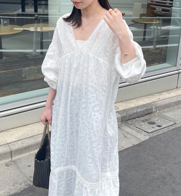 fredy emue「コットンジャガードワンピース」|ワンピース|