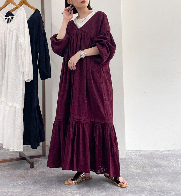 fredy emue「コットンジャガードワンピース」|ワンピース|