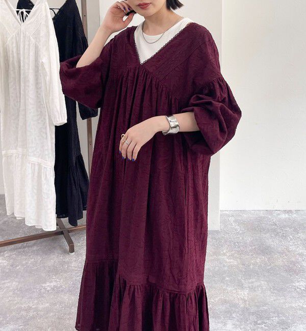 fredy emue「コットンジャガードワンピース」|ワンピース|