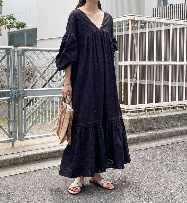 fredy emue「コットンジャガードワンピース」|ワンピース|