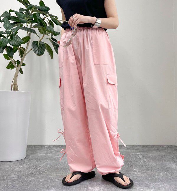 fredy emue「サイドリボンカーゴパンツ」|カーゴ|