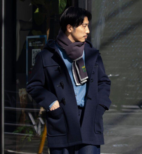 GLOSTER「【GLOSTER/グロスター】メルトン ダッフルコート/ハーフコート」|ダッフルコート|