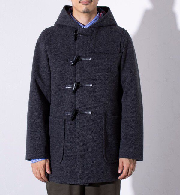 GLOSTER「【GLOSTER/グロスター】メルトン ダッフルコート/ハーフコート」|ダッフルコート|