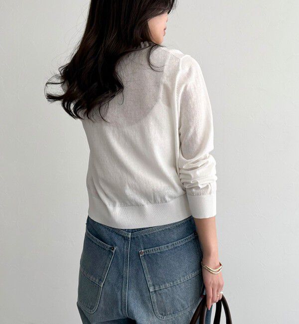 fredy emue「FR刺繍ベーシックサマーカーディガン」|カーディガン|