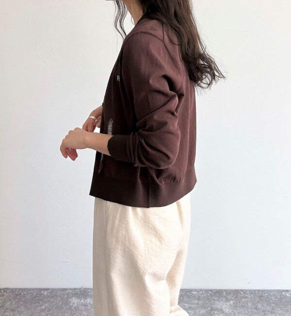 fredy emue「FR刺繍ベーシックサマーカーディガン」|カーディガン|