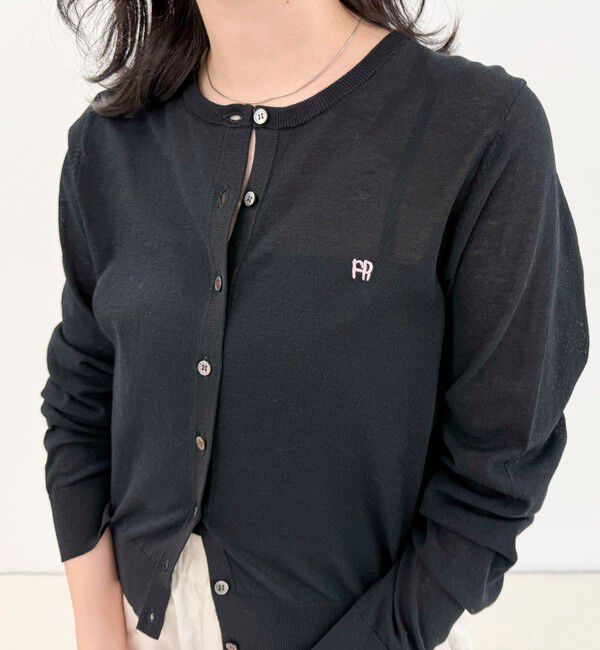 fredy emue「FR刺繍ベーシックサマーカーディガン」|カーディガン|