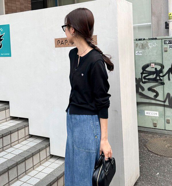 fredy emue「FR刺繍ベーシックサマーカーディガン」|カーディガン|
