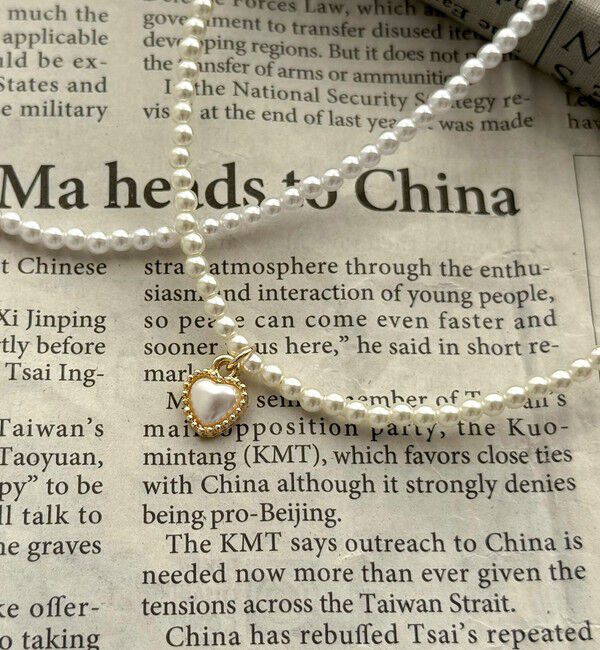 fredy emue「モチーフトップパールネックレス」|ネックレス|