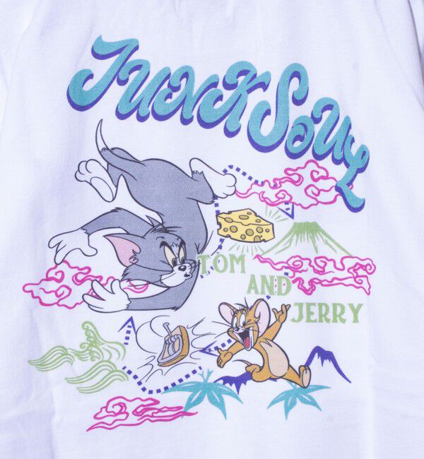 GLOSTER「【JUNKSOUL/ジャンクソウル】TOM&JERRY ベト風JAPAN プリントTシャツ」|Tシャツ・カットソー|