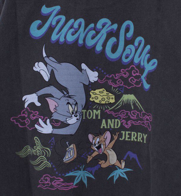 GLOSTER「【JUNKSOUL/ジャンクソウル】TOM&JERRY ベト風JAPAN プリントTシャツ」|Tシャツ・カットソー|