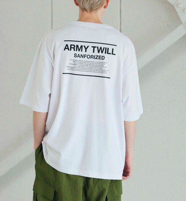 GLOSTER「【ARMY TWILL/アーミーツイル】30/2 OE Half Sleeve T プリントTシャツ」|Tシャツ・カットソー|