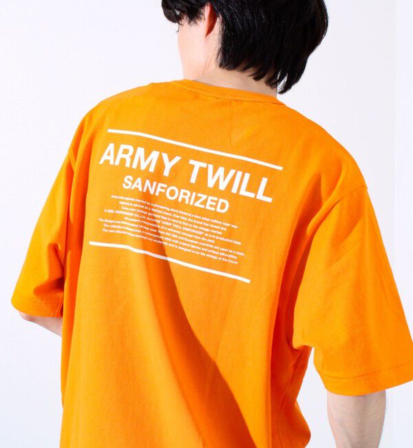GLOSTER「【ARMY TWILL/アーミーツイル】30/2 OE Half Sleeve T プリントTシャツ」|Tシャツ・カットソー|