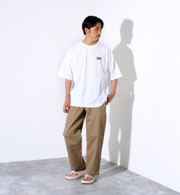 FREDY MAC「【FREDYMAC/フレディマック】度詰め天竺 オジサン刺繍&コミックTシャツ」|Tシャツ・カットソー|